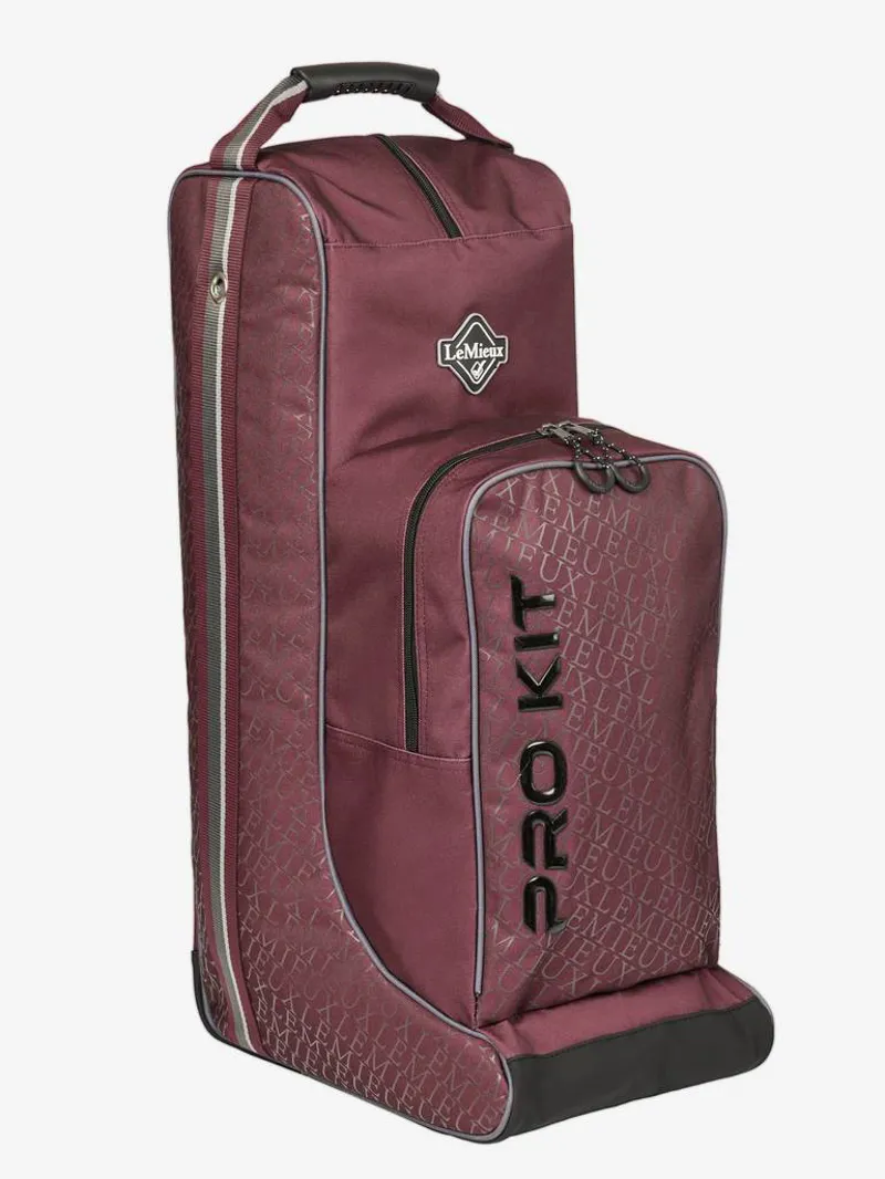 Le Mieux Elite Pro Boot and Hat Bag Burgundy-1